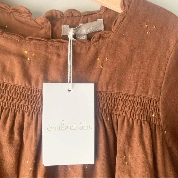 Emile Et Ida Dots Embroidered Dress - Picture 2 of 5